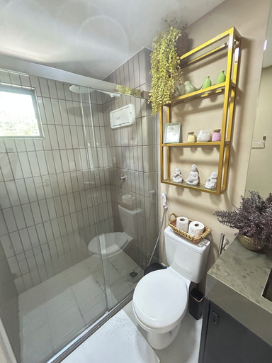 Bathroom, Flat Premium Ozean Home & Service - João Pessoa, João Pessoa