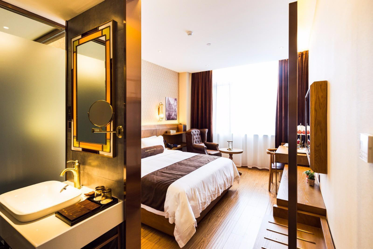 Bedroom 2, Mia Jing Ting Hotel(Baiyin Road Subway Station), Shanghai