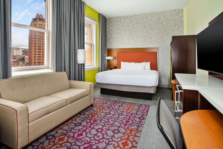 Bedroom 3, Home2 Suites by Hilton San Antonio Downtown - Riverwalk, Bexar