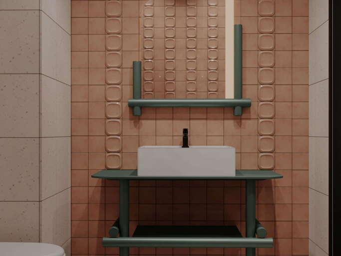 Bathroom 4, TRIBE Strasbourg Centre Gare, Bas-Rhin