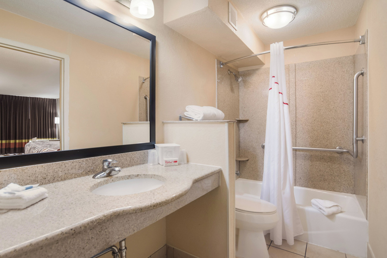 Bathroom 4, Red Roof Inn Baltimore South - Glen Burnie, Anne Arundel
