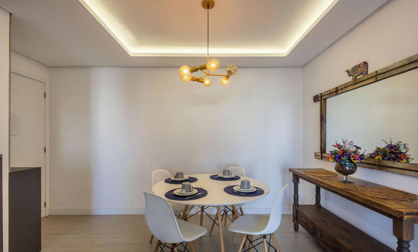 Dining, Ap w/ 2 Bedro in a Cond. W/pool and BBQ Csi0302, Piçarras