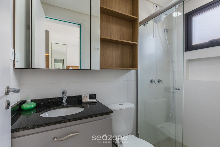 Bathroom, Fully Equipped Studio in Curitiba Pla0405, Curitiba