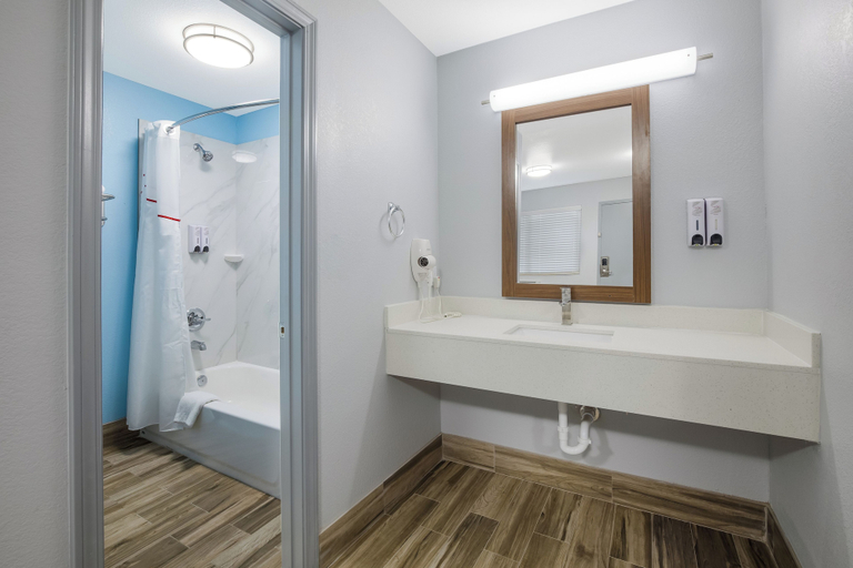 Bathroom 4, HomeTowne Studios by Red Roof Orange, TX, Orange