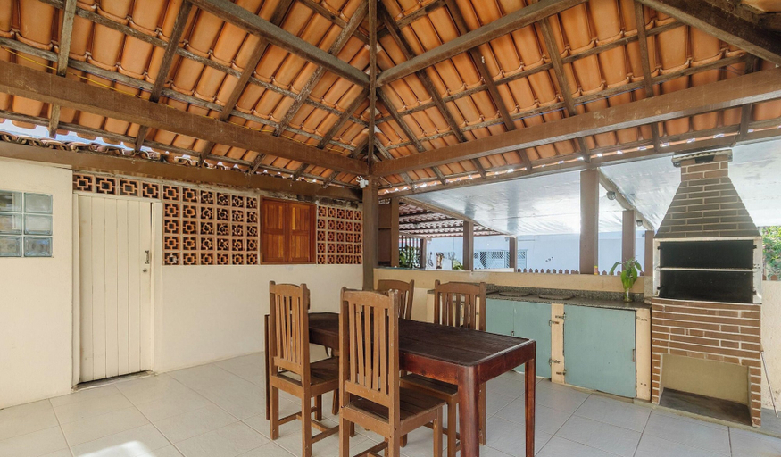 Outdoor dining, 2BR apt w/ Pool View, 650m fr/ the Beach Pfn0001, Porto Seguro