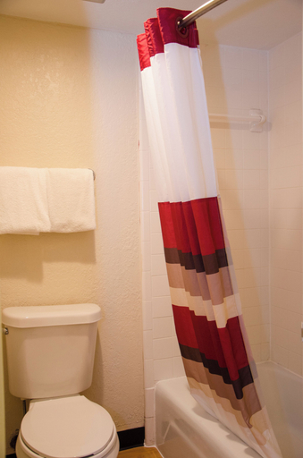 Bathroom 4, Red Roof Inn Williamsburg, Williamsburg