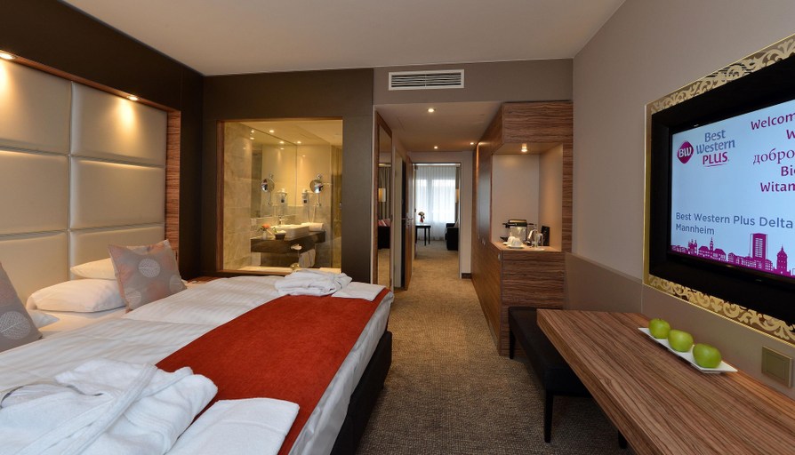 Bedroom 2, Best Western Plus Delta Park Hotel, Mannheim