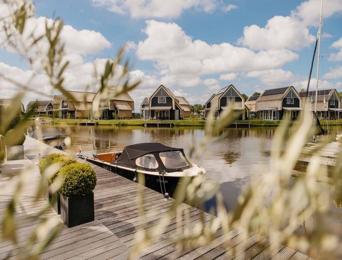 View from property 3, Harbour Villa in the Heart of Friesland, Wymbritseradiel