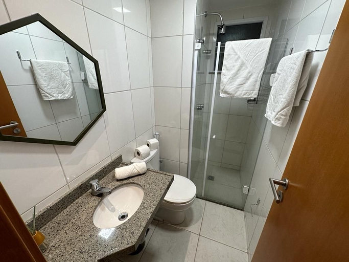 Bathroom 4, Porto Beach Conforto e Lazer a 200m do B Park, Aquiraz