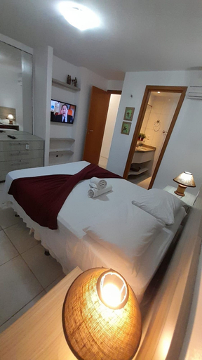 Bedroom 3, Porto Beach Conforto e Lazer a 200m do B Park, Aquiraz