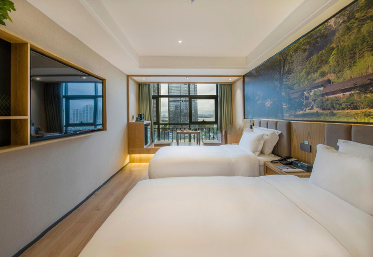 Bedroom 2, TRUE GO Hotel  - Futian Port Shangsha Subway Station, Shenzhen