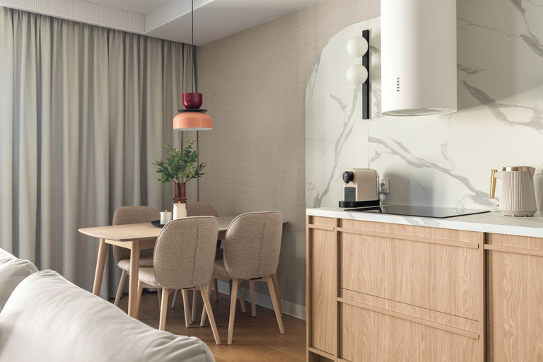 Private kitchenette 5, Wilcza Premium Residence with parking, Gdańsk City