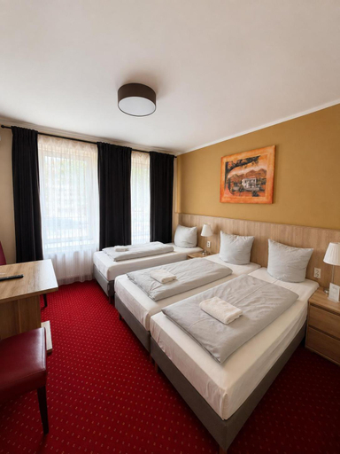 Bedroom 2, Hotel Palm Premium - Hotel & Apartments, Düsseldorf