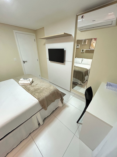 Room 1, Melhores Flats - Divino, pertinho do mar, João Pessoa