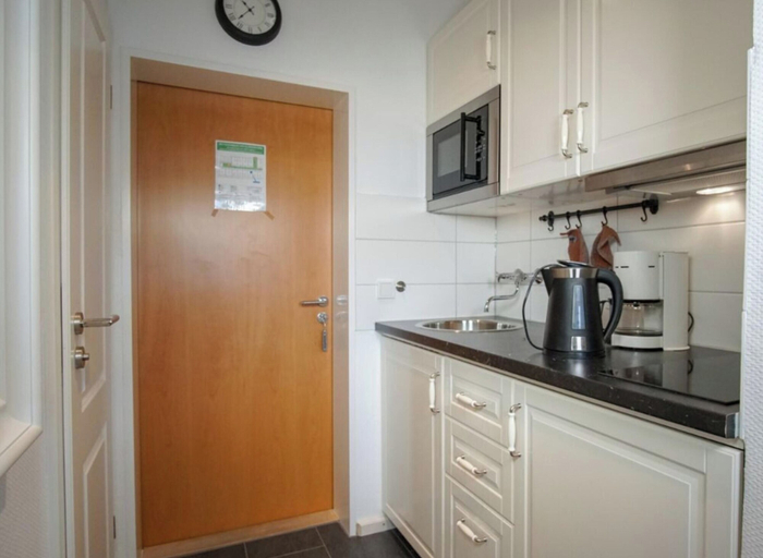 Private kitchen, Strandhuus, Apartment 208 "cabin", Ostholstein
