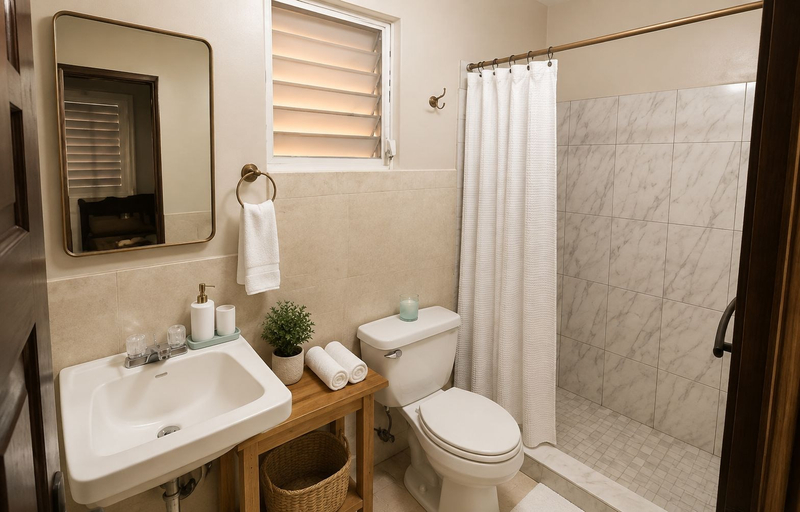 Bathroom 3, Hotel Martin
