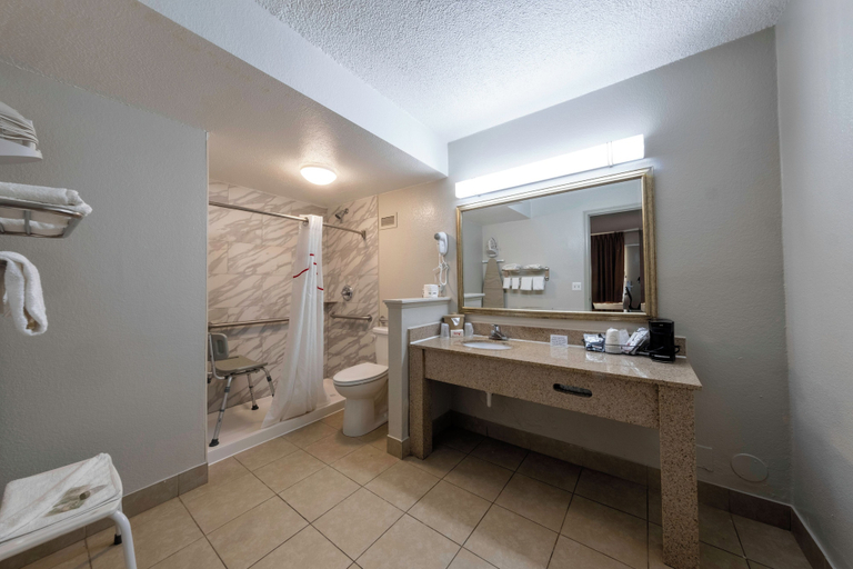 Bathroom 4, Red Roof Inn Charlottesville, Charlottesville