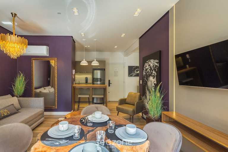 Living area 3, Sophisticated apt in Downtown Gramado Cbg0204, Gramado