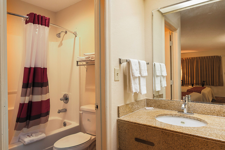 Bathroom 4, Red Roof Inn & Suites Scottsboro, Jackson