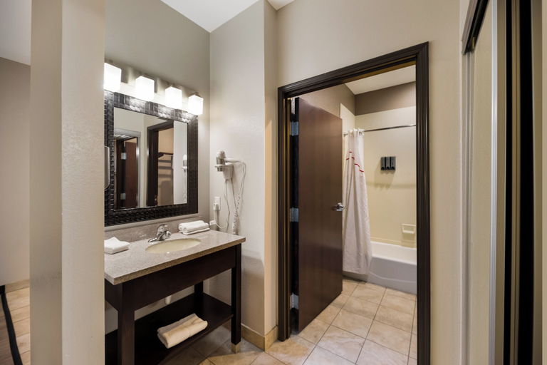 Bathroom 3, Red Roof Inn Pecos, Reeves