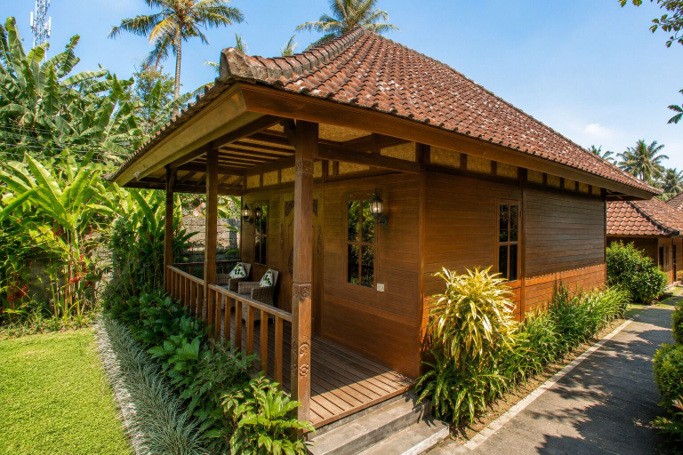 Exterior, Ubud 1BR Villa Wooden Resort Sahadewa, Gianyar