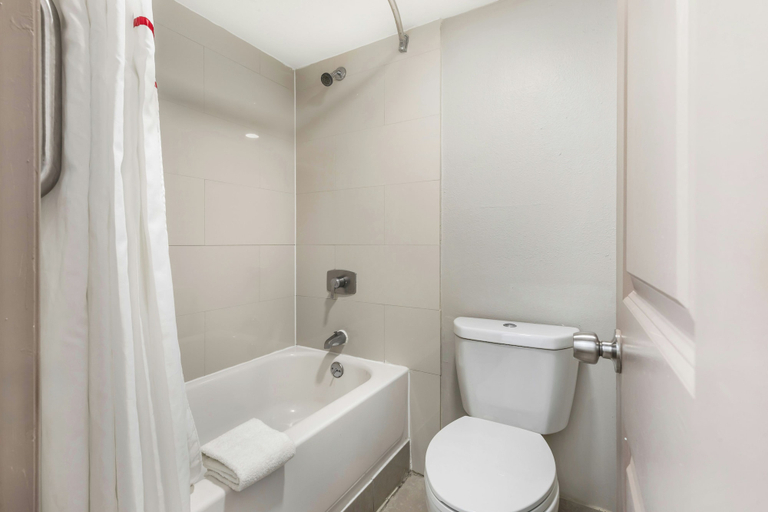 Bathroom 5, Red Roof Inn North Dallas - Park Central, Dallas