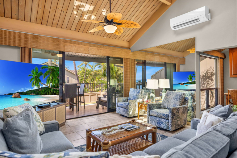 Interior 2, 2BR Oceanfront Condo w Panoramic Ocean View - Kahana Village 9, Maui