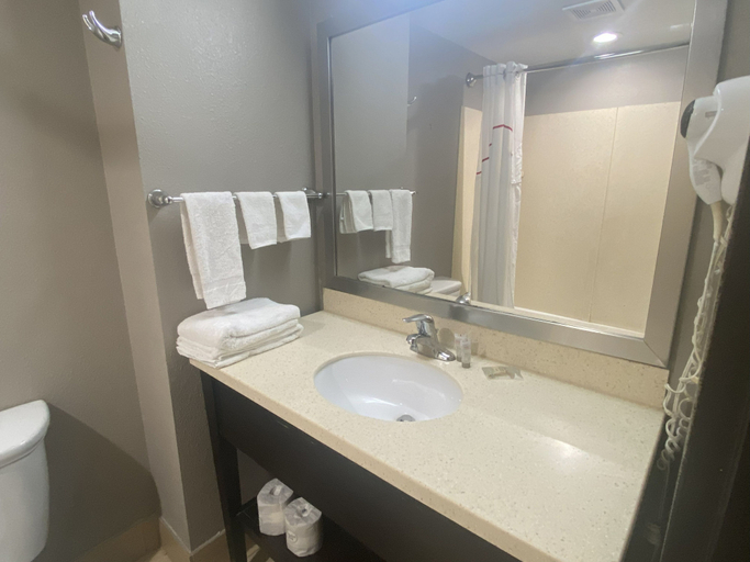 Bathroom 4, Red Roof Inn Pittsburgh - McKnight Rd, Allegheny