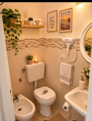 Bathroom, B&B Le Lumie L' antico Cortile Camere Con Cucina Privata With Private Kitchen, Agrigento