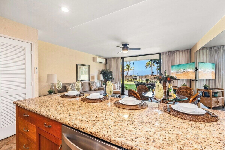 Interior 4, Ocean Views 1BR Lanai + AC + Pool-papakea K103, Maui