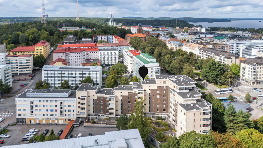 Front of property 5, 1BR Center Apartment with Sauna&Balcony, Päijänne Tavastia