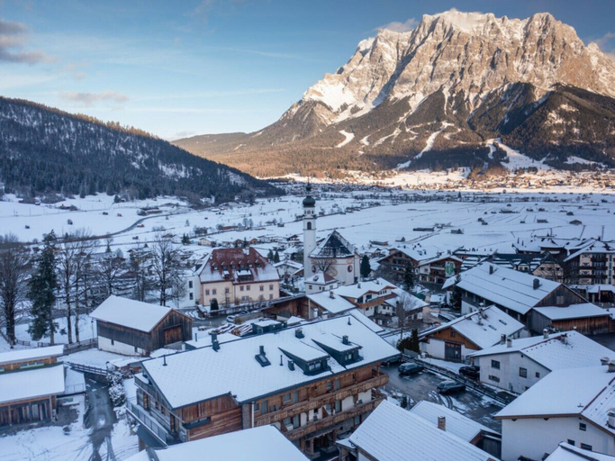 Aerial view, Apartment in Lermoos With Terrace, Reutte