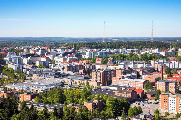 Aerial view 4, 1BR Downtown Apt with Sauna & Balcony, Päijänne Tavastia