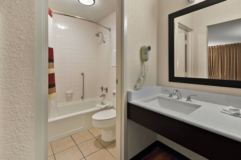 Bathroom 4, Red Roof Inn & Suites Cave City, Barren