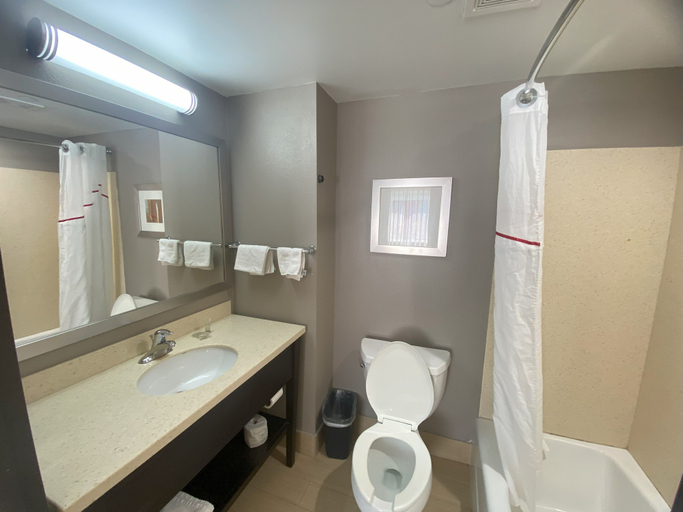 Bathroom 4, Red Roof Inn Pittsburgh - McKnight Rd, Allegheny