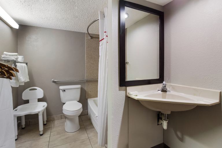 Bathroom 4, Red Roof Inn New Stanton, Westmoreland
