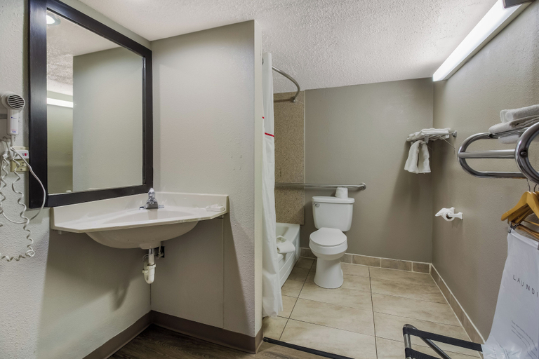 Bathroom 4, Red Roof Inn New Stanton, Westmoreland