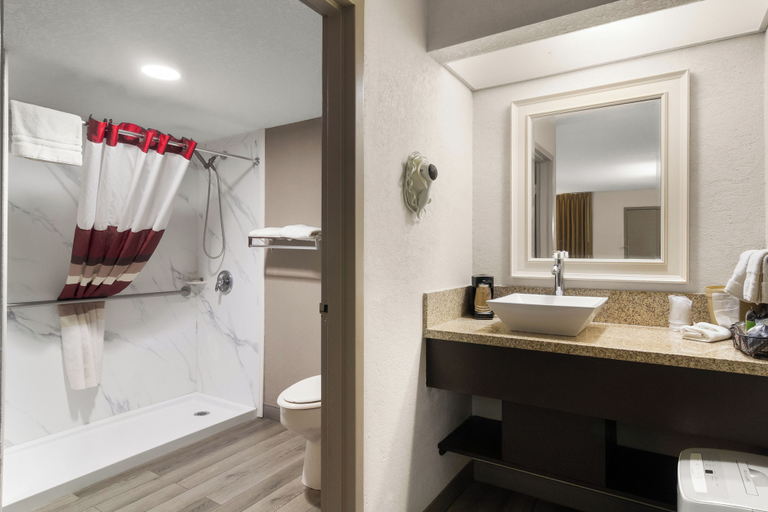 Bathroom 4, Red Roof Inn Kingsland, Camden