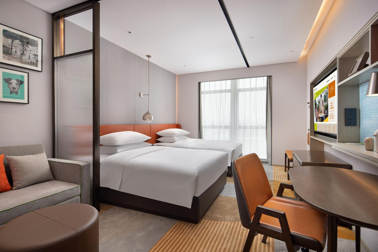 Bedroom 2, Home2 Suites by Hilton Fuzhou Cangshan, Fuzhou