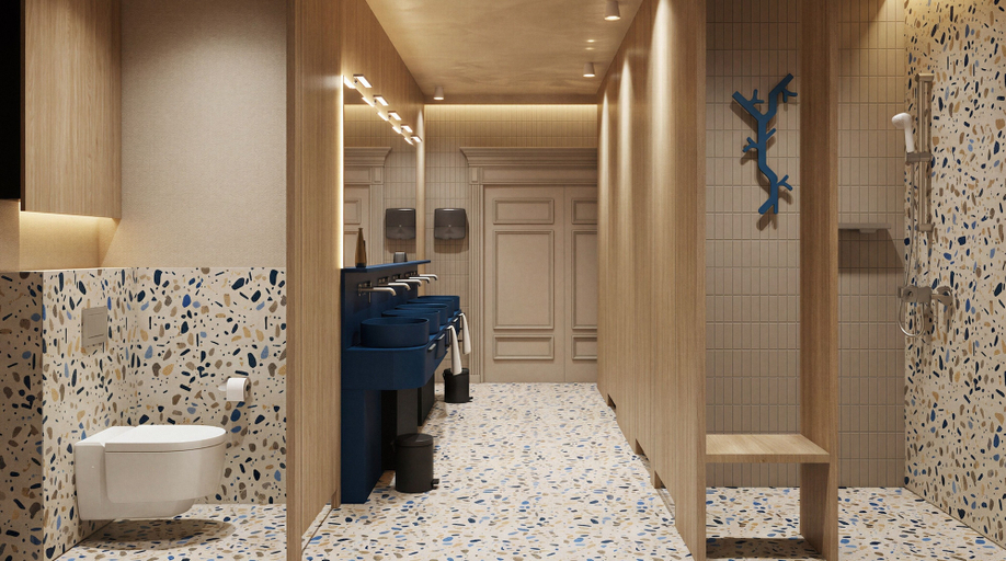 Bathroom, The Owl Inn, Leiden