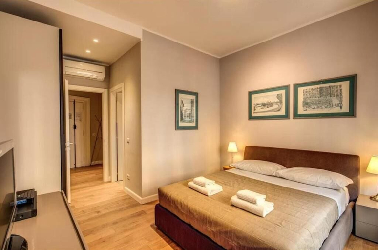 Bedroom 2, The Dome 3 bedroom apartment, Roma