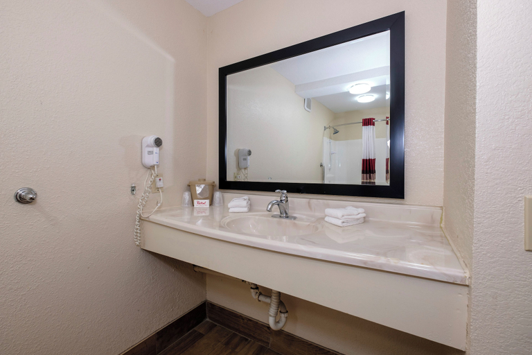 Bathroom 4, Red Roof Inn Columbus, MS, Lowndes