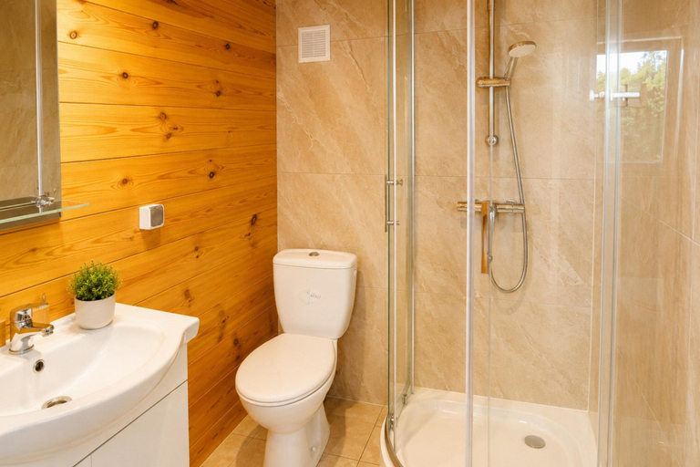 Bathroom, Holiday Homes for 5 People Near the sea, Kamień