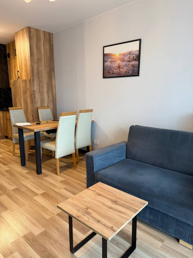 Living area 2, Lumina 2-room Apt w/ Parking & Balcony, Warsaw