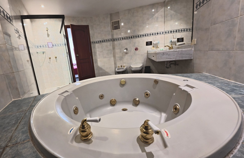 Bathroom 5, Gran Hotel Santa Cruz, Andrés Ibáñez