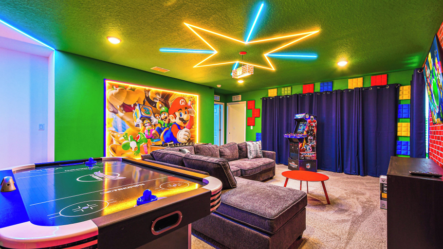 Interior 1, Epic Game Loft & Space-themed Theater Experience, Osceola