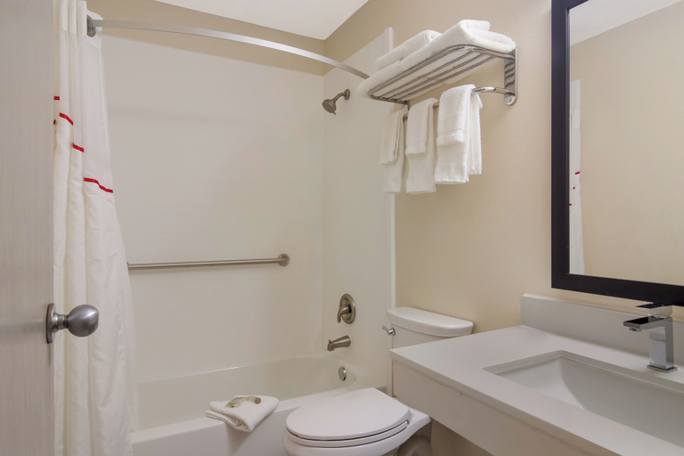 Bathroom 4, Red Roof Inn Greensburg, Westmoreland