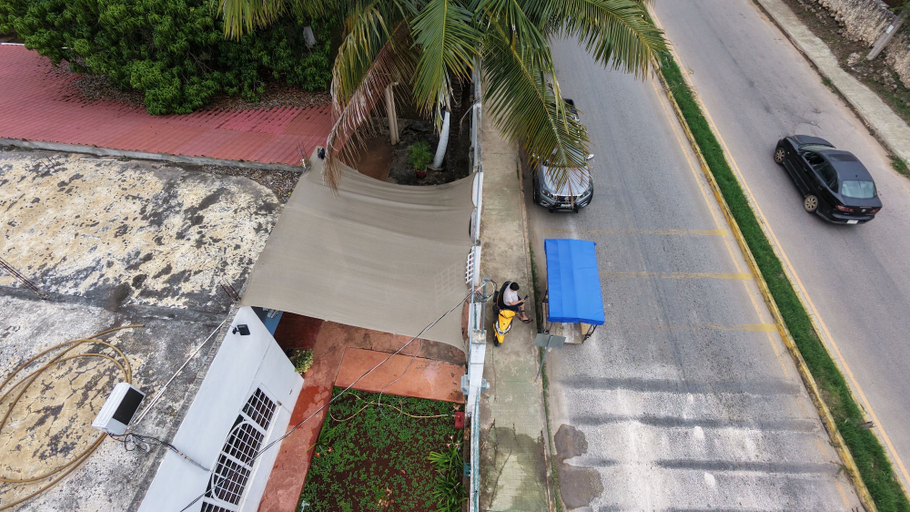 Property grounds, El Miedo, Tekax