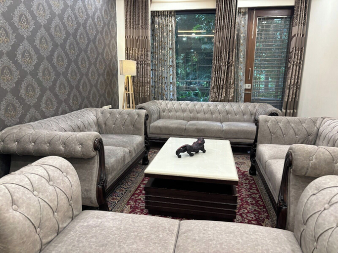 Living area 2, Fortune Home Service Apartment 3BHK M112, Delhi