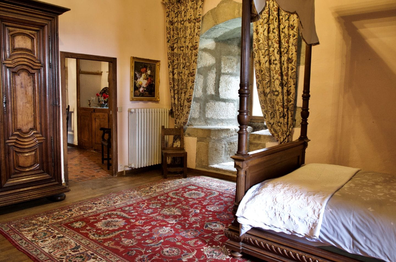 Bedroom 3, Château d'Avully, Haute-Savoie